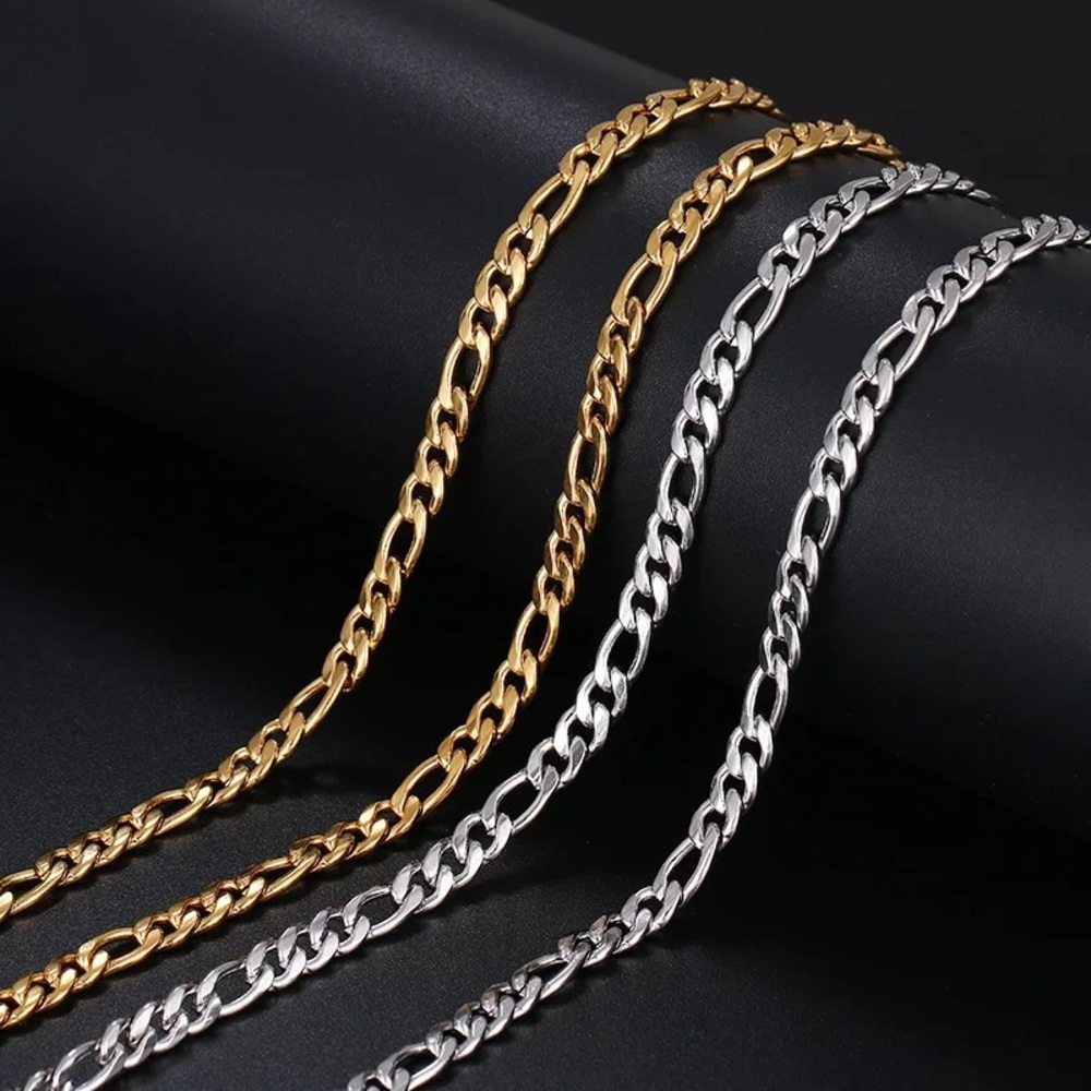 Necklace, stainless steel chain
